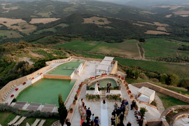 Matrimonio elegante in Toscana
