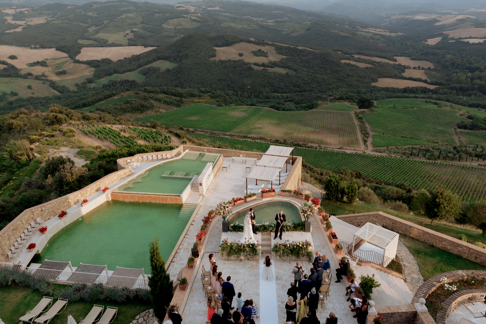 Matrimonio elegante in Toscana