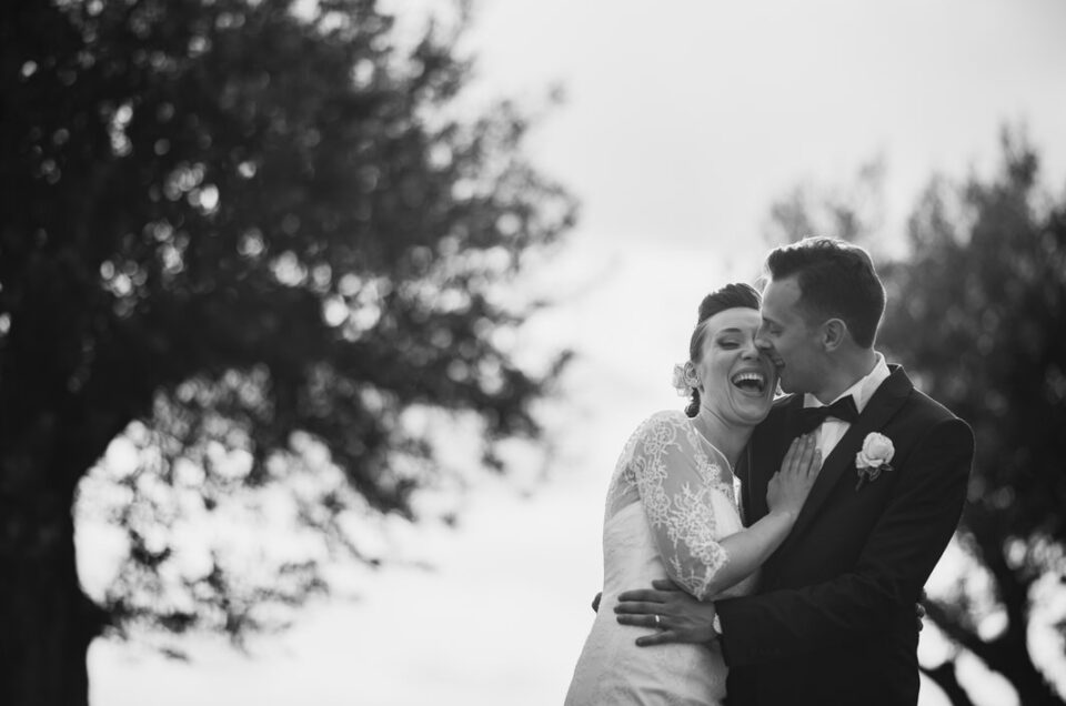 Wedding in a farmhouse